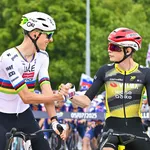 jonas vingegaard en tadej pogacar