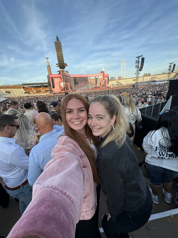 Sanne bij De Amsterdamse Zomer in het Olympisch Stadion