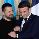 Zelensky en Macron