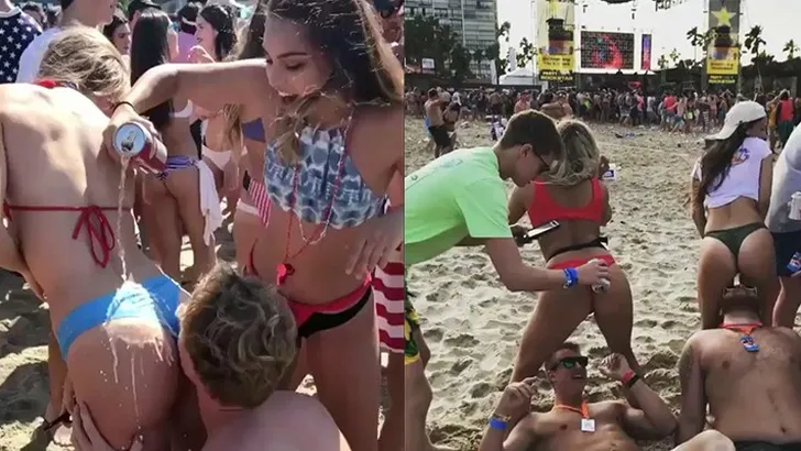 butt luge spring break