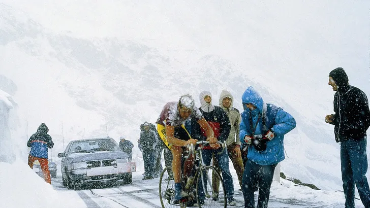 johan van der velde in de sneeuw op de gavia