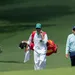 Aberg en Garcia tijdens The Masters. Hoe mooi zou het zijn als je speler van PGA en LIV vaker met elkaar ziet spelen?