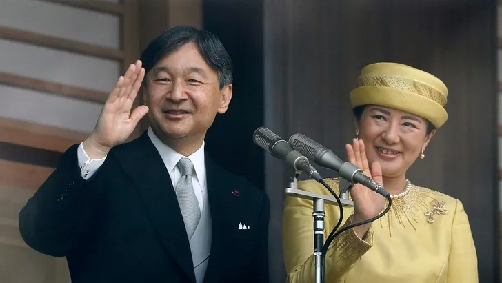 Nieuw keizerspaar Japan maakt debuut