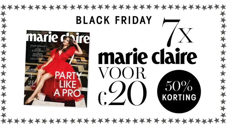 Black Friday superaanbieding: 7x Marie Claire voor €20