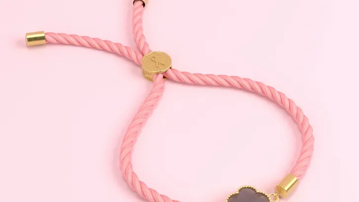 Laat je steun zien, koop een Pink Ribbon Armband