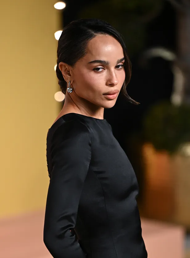 Zoe Kravitz bij de Vanity Fair Oscars Party 2025.
