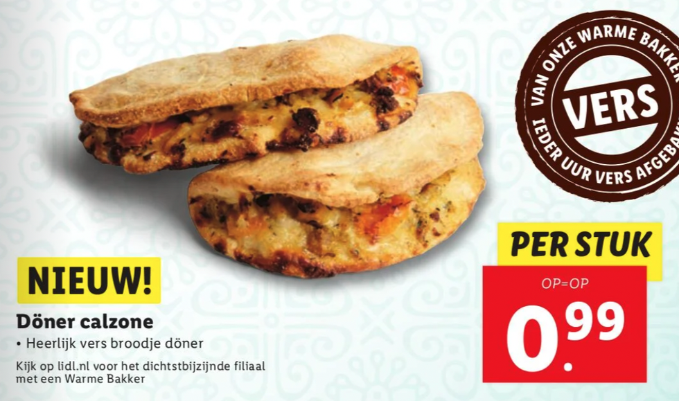 Lidl-pareltje: Döner Calzone is de perfecte snack | Upcoming