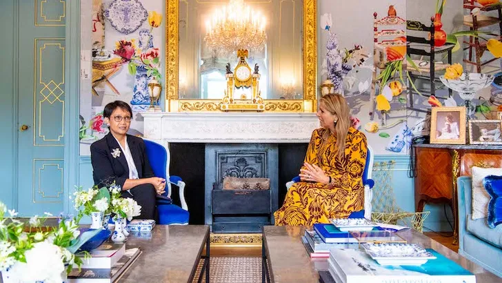 Máxima's powervrouwenmeeting in Huis ten Bosch