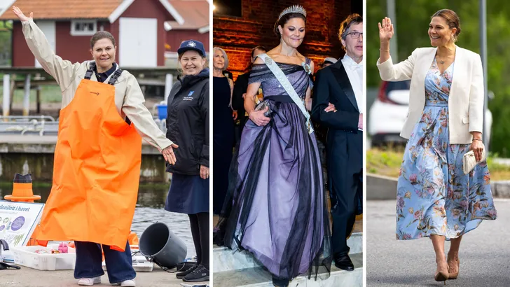 kroonprinses Victoria tijdens Nobelprijs en nationale Zweedse dag