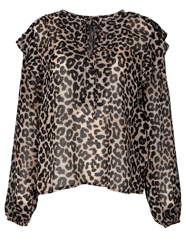 Blouse ruffle chiffon - €9,99 