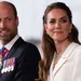 Prins William en Kate Middleton bij een concert op de Horse Guards Parade in Londen ter afsluiting van de 80e verjaardag van de herdenkingen van VE Day in het Verenigd Koninkrijk