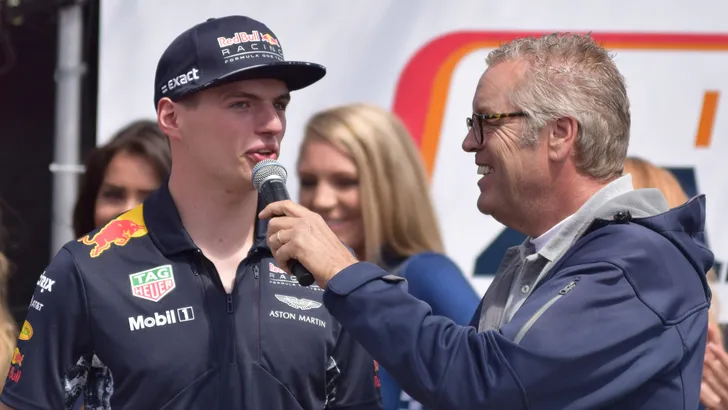 Max Verstappen en Olav Mol