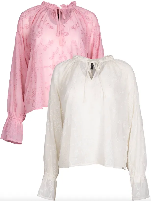 Blouse fancy embro - €15,99 bij Wibra