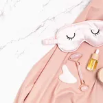 Face roller and gua sha massager made from natural jade stone. Alternative skin care
