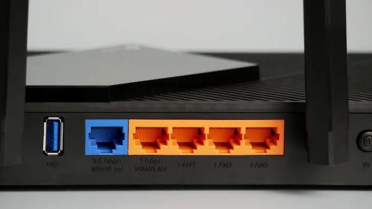 Ter illustratie: een router mét USB-poort.