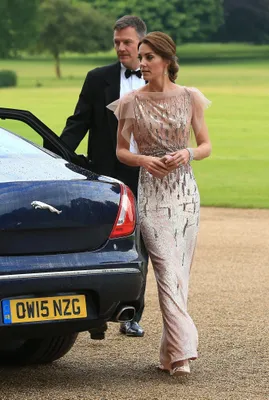 Glamoureus in Jenny Packham voor een benefietgala in 2016.