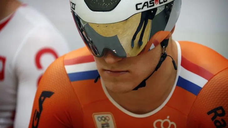 Baanwielrenner Hoogland verovert zilver op sprint