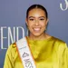 Miss Nederland 2024 Amber Rustenberg bij de première van Schitterend