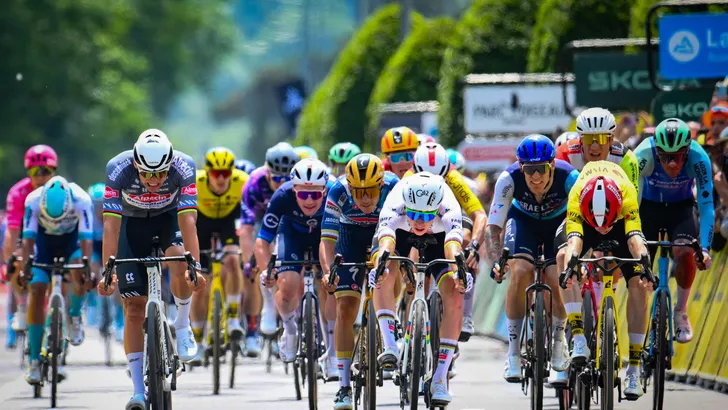 van der poel pogacar vingegaard sprint