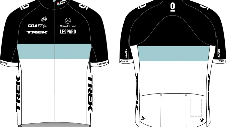 Dit is het shirt van Team Leopard-Trek