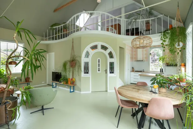 Entree en keuken van de extra woning