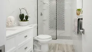 Badkamer met toilet