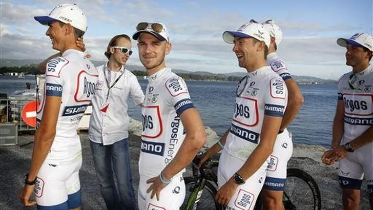 Winnaars tenue Argos-Shimano