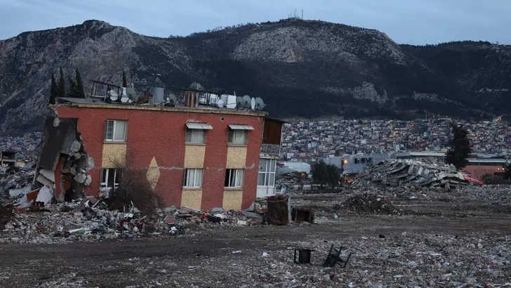 Collect Area Of Earthquake Building Debris In Hatay