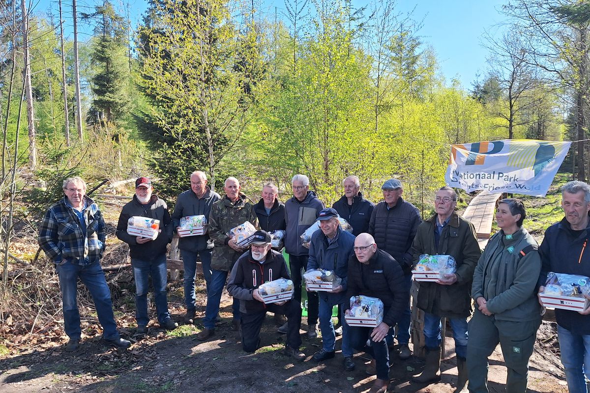 Voor de echte liefhebbers: nieuw plankenpad geopend in het Drents-Friese Wold