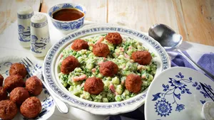 Andijviestamppot met mosterd