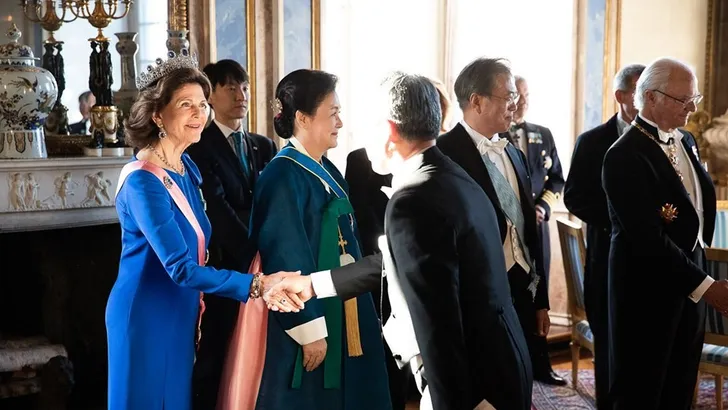 Zweedse Royals fonkelen zich door staatsbanket