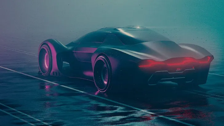 NCS Porsche Project 411 is dikke Blade Runner botsauto
