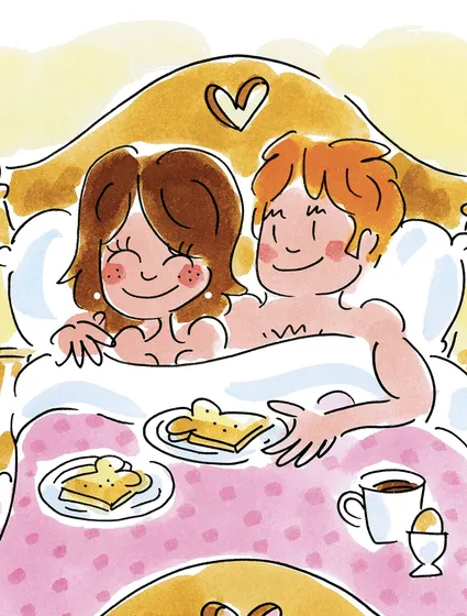 Illustratie Wentelteefjes, Blond Amsterdam
