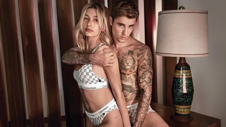 Mr. en Mrs. Bieber schitteren in Calvin Klein campagne