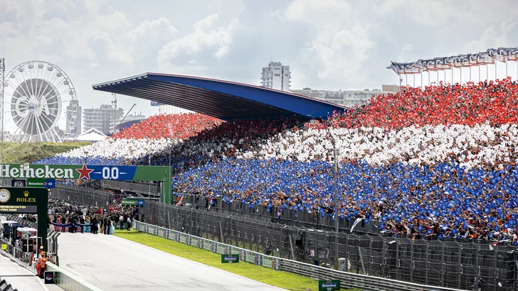 Het circuit van Zandvoort tijdens de race in 2023