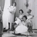 Royal mothers with their babies