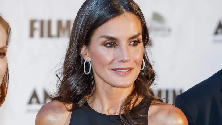 Queen Letizia of Spain attends the closing ceremony of the Atlantic film