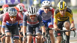 Wout van Aert, Mads Pedersen en Mathieu van der Poel