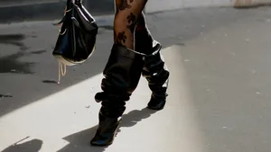 Outfit met panty voor een feestelijke winteroutfit.