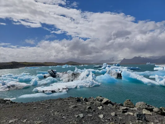 Het Jökulsárlón gletsjermeer