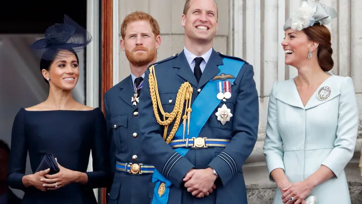 Kwartet! Alle Britse royals waren vandaag in Buckingham Palace