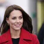 The Prince and Princess of Wales arrive for a visit to the RNLI Holyhead Lifeboat Station