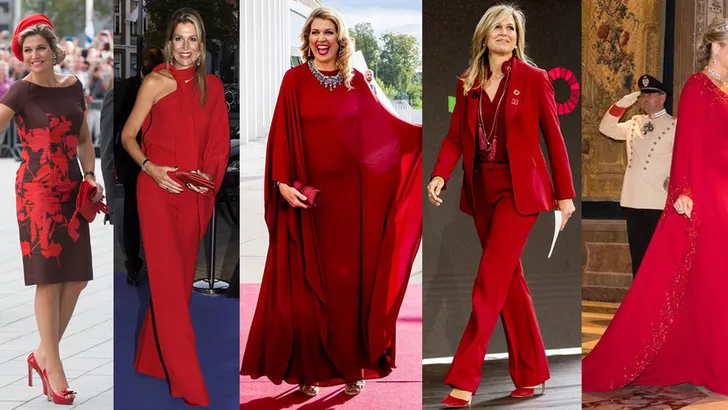 5x Máxima in het rood