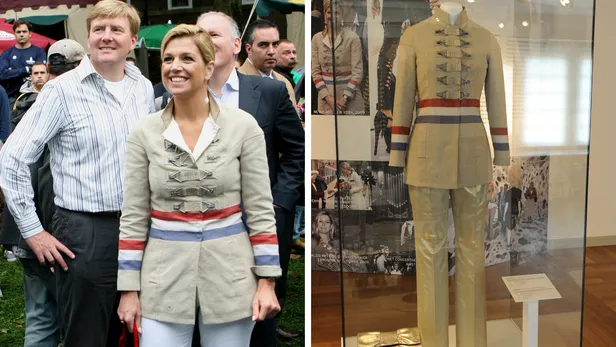 Máxima was dol op haar postzakjas, en droeg 'm in 2009 nogmaals voor een bezoek aan New York.