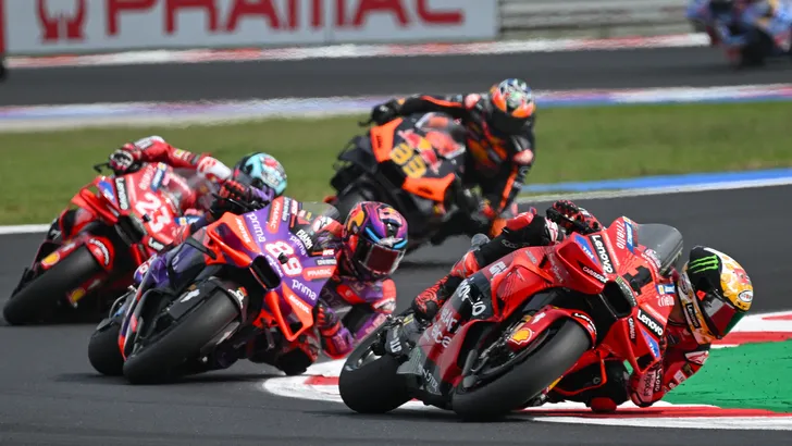 Een race in MotoGP