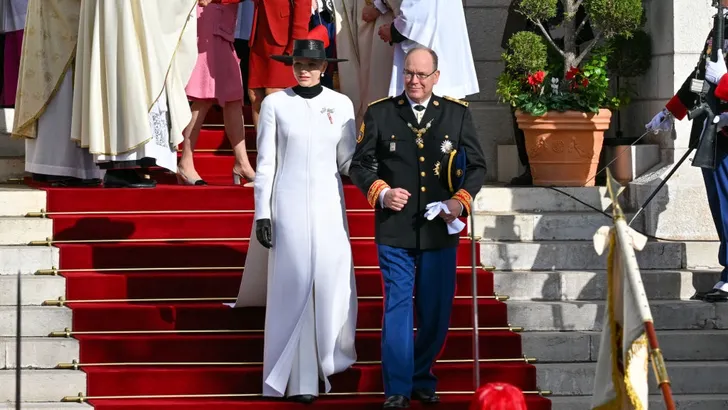 Prinses Charlene: zwart, wit én spectaculair