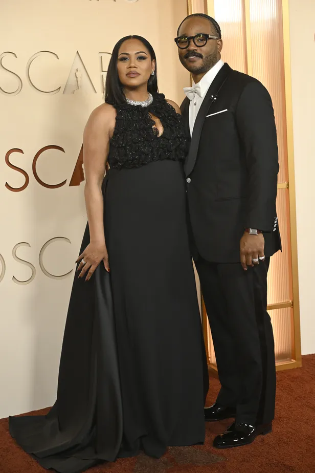 Zinzi Coogler en Ryan Coogler in Louis Vuitton