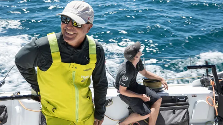 Leg Zero, on board Brunel. Photo by James Blake/Volvo Ocean Race. 11 September, 2017