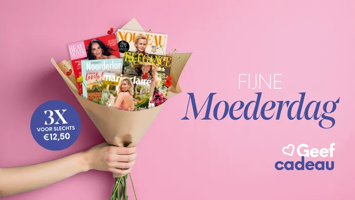 Moederdagactie: 3x Marie Claire voor €12,50