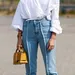 jeans langer lijken vrouw zebrapad